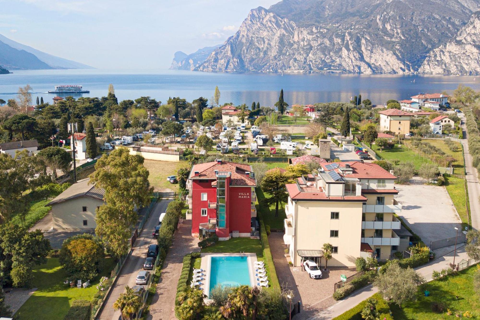 Bike & Wind Hotel Villa Maria - Happy Rentals Torbole Sul Garda Exterior photo